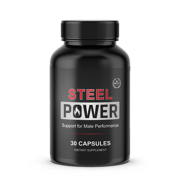 Steel Power supplement bottle - official product